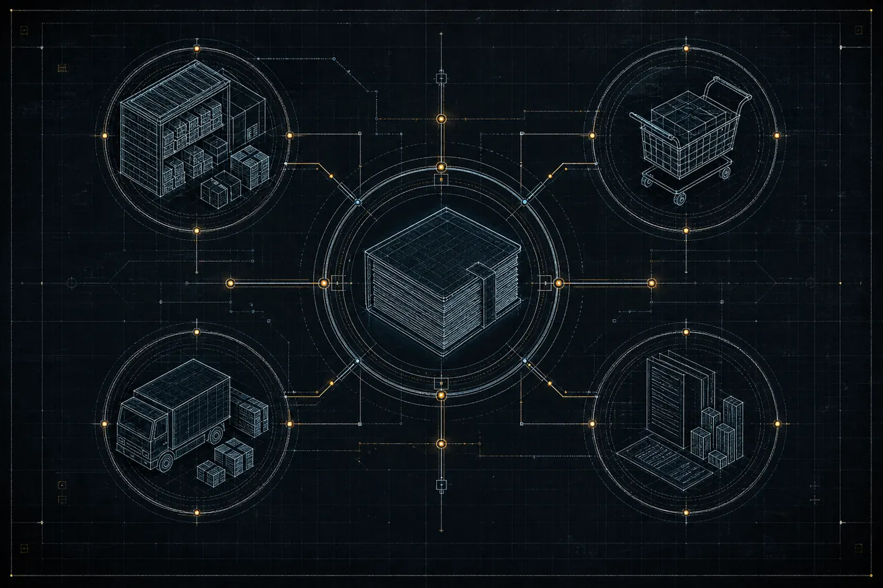 Technical systems artwork for ERP System